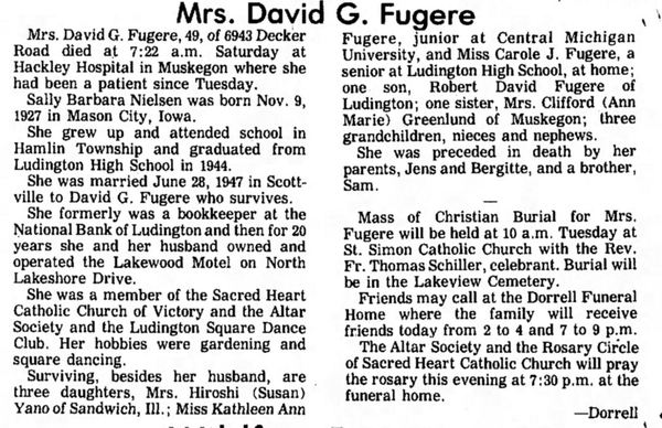 Lakewood Motel - June 1977 Former Owner Passes Away (newer photo)